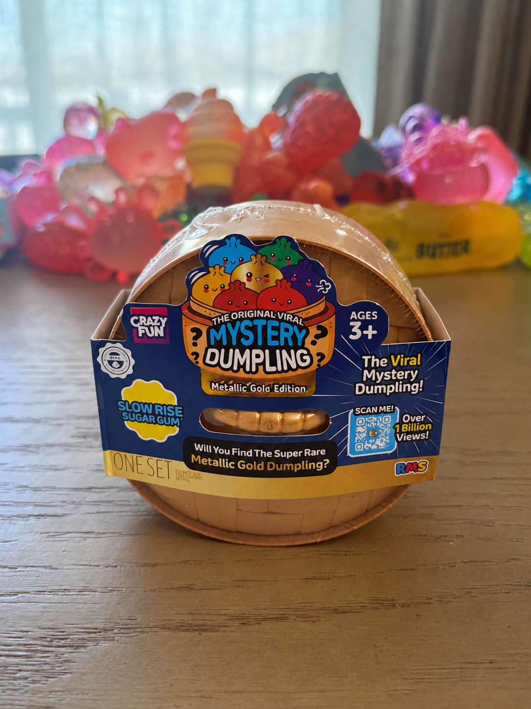 metallic gold dumpling